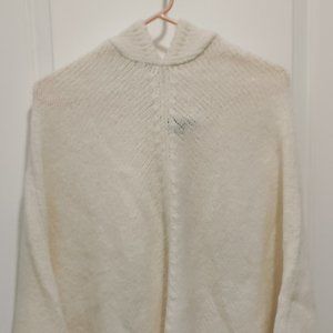 Kenneth Cole Reaction Wool Poncho with Hood